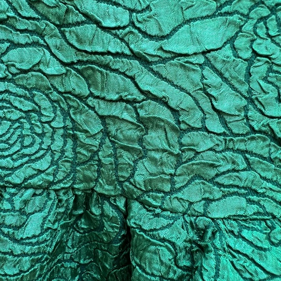 TCEC Dark Emerald Green Ruffle Sleeve Women’s Mini Dress Women’s Small - Picture 3 of 10